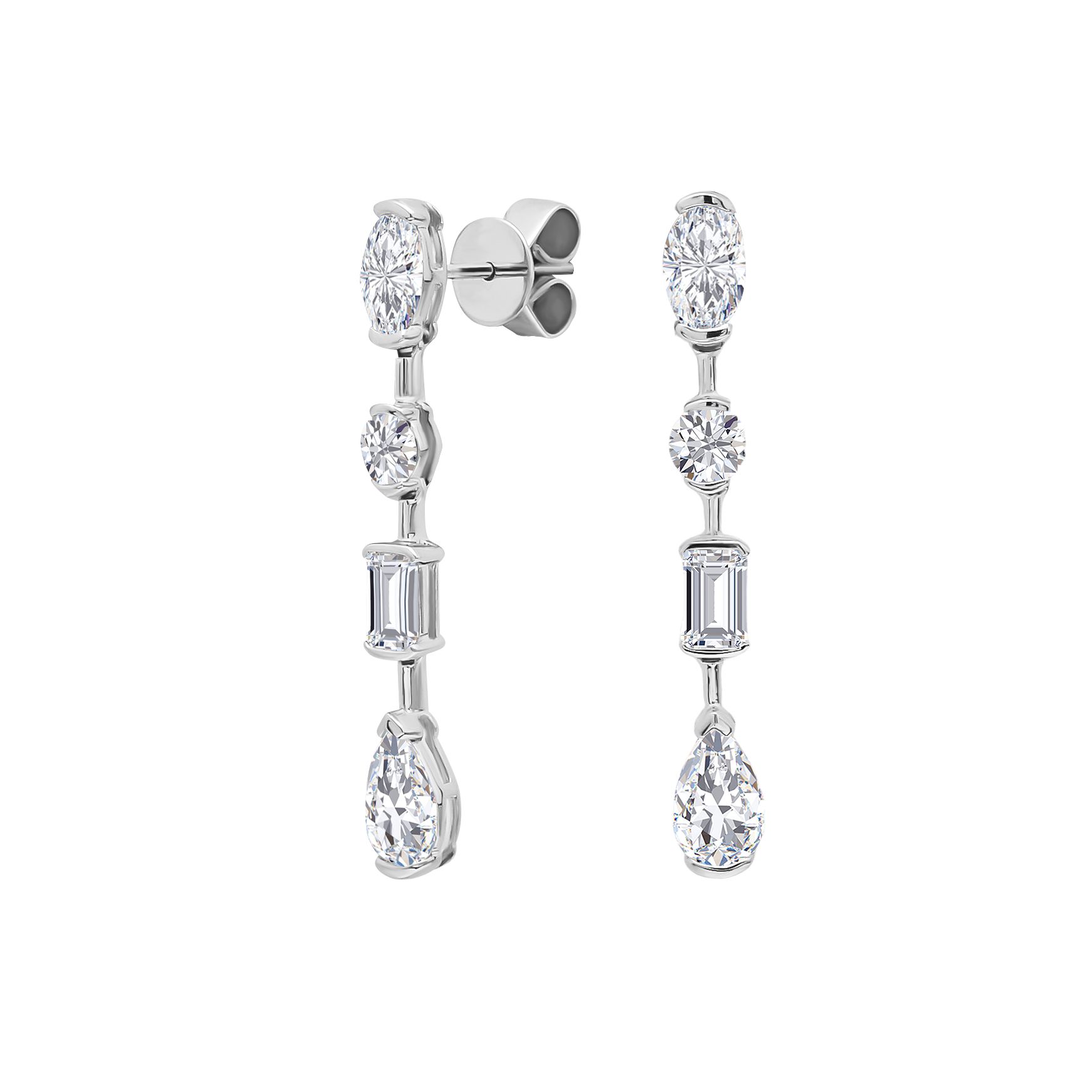 TAKA Jewellery Lab Grown Diamond Earrings 10K