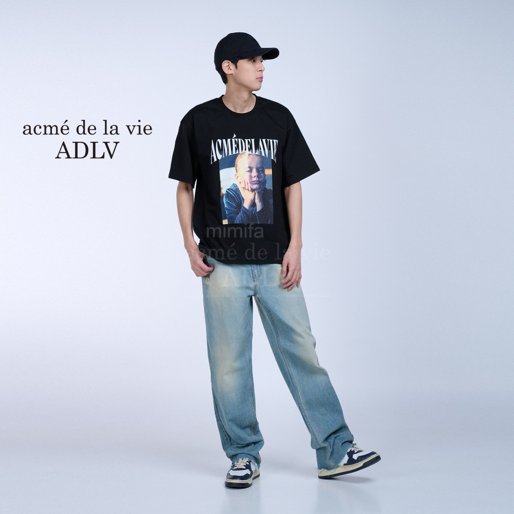 [acme de la vie] 2023 NEW DTP WINDOW SEAT BABY FACE SHORT SLEEVE T-SHIRT oversized fit